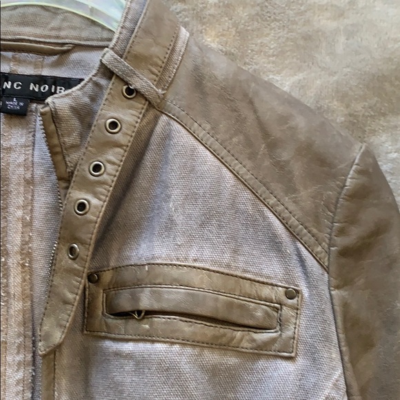 Blanc Noir Neiman Marcus motorcycle jacket size L - Picture 5 of 11